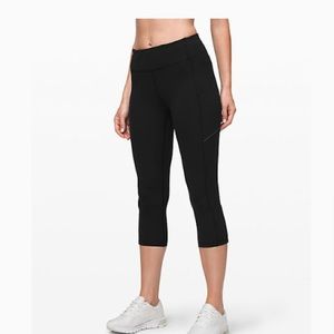 Lulu Lemon Capri yoga pants/ black